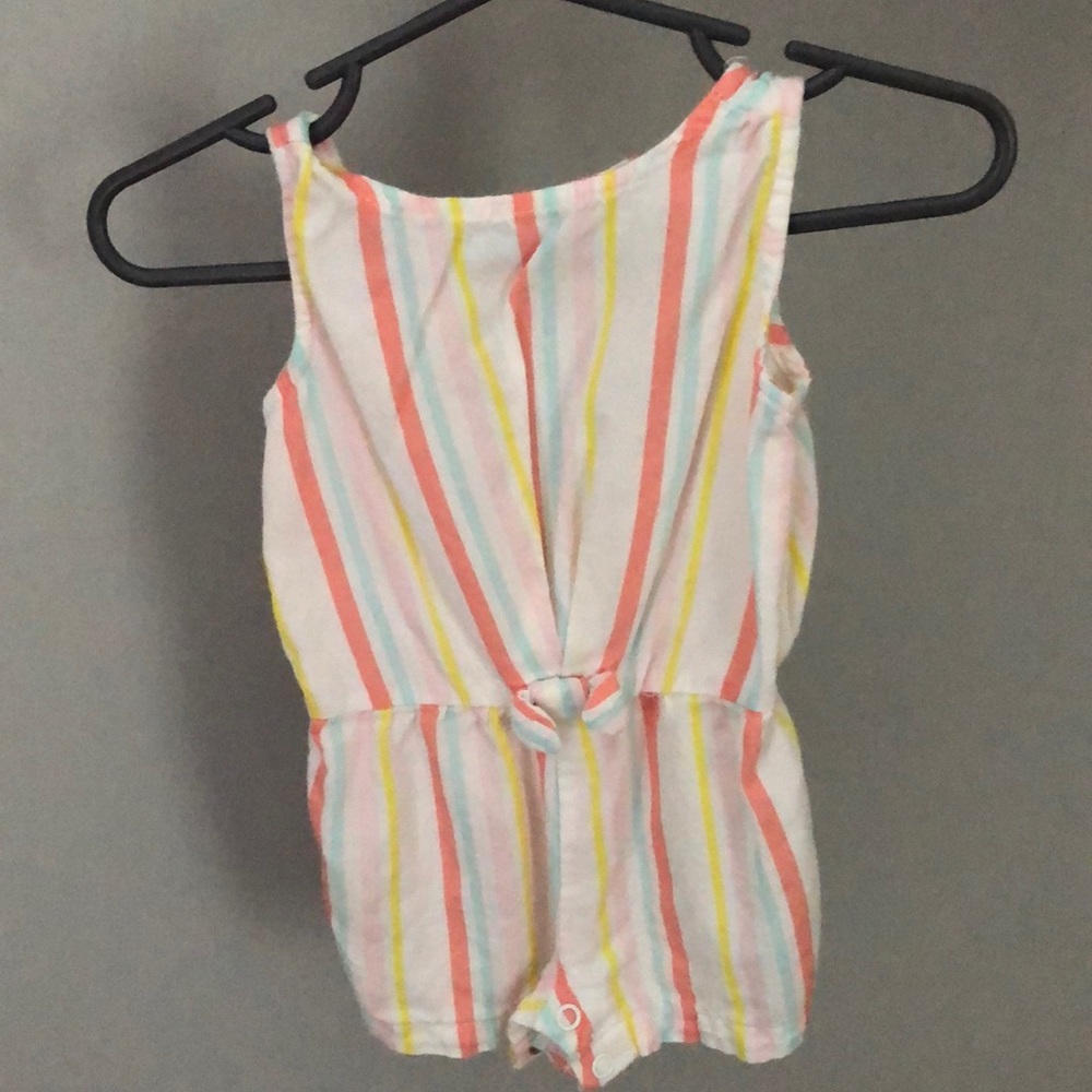 Carters striped baby romper
